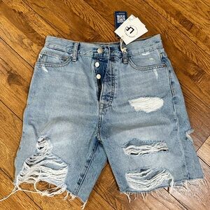 Lovers and Friends Devon High Rise 90's Cut Off Denim Shorts